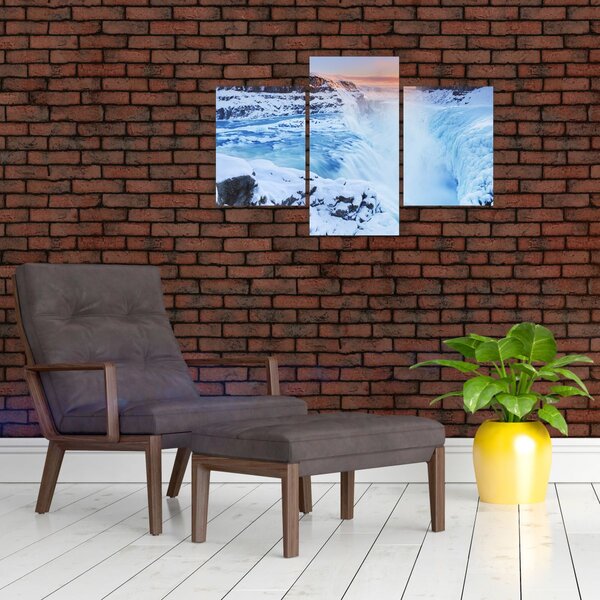 Slika - Ledeni slapovi (90x60 cm)