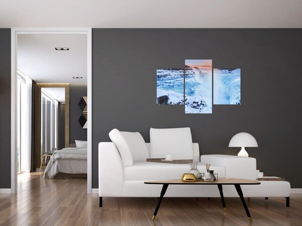Slika - Ledeni slapovi (90x60 cm)