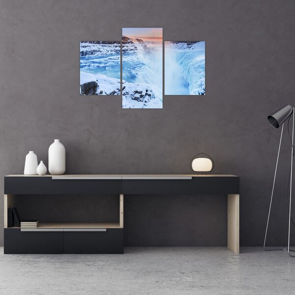 Slika - Ledeni slapovi (90x60 cm)