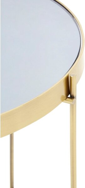 Stakleni okrugli pomoćni stol ø 43 cm Allure – Premier Housewares