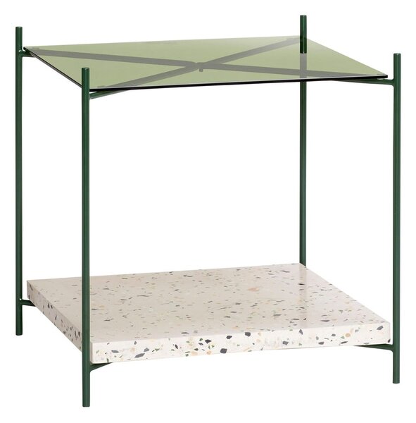 Stakleni pomoćni stol 42x42 cm Niche – Hübsch