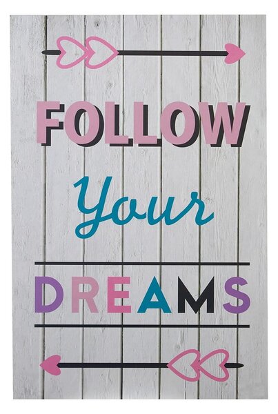 Dječja slika 30x45 cm Follow Your Dreams – Premier Housewares