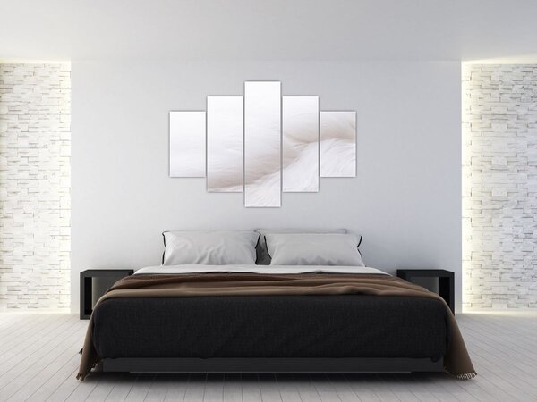 Slika - Bijelo pero (150x105 cm)