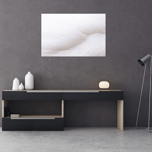 Slika - Bijelo pero (90x60 cm)