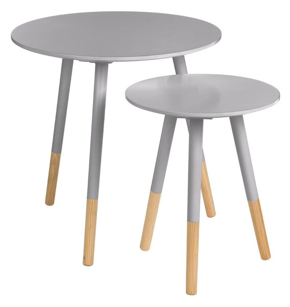 Okrugli pomoćni stolići u setu 2 kom ø 48 cm Viborg – Premier Housewares