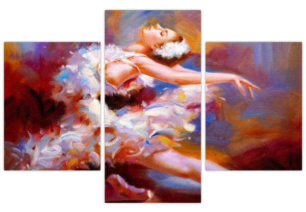 Slika - Balerina, slikano (90x60 cm)