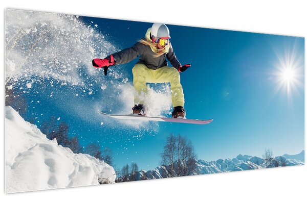 Slika - Snowboarder (120x50 cm)