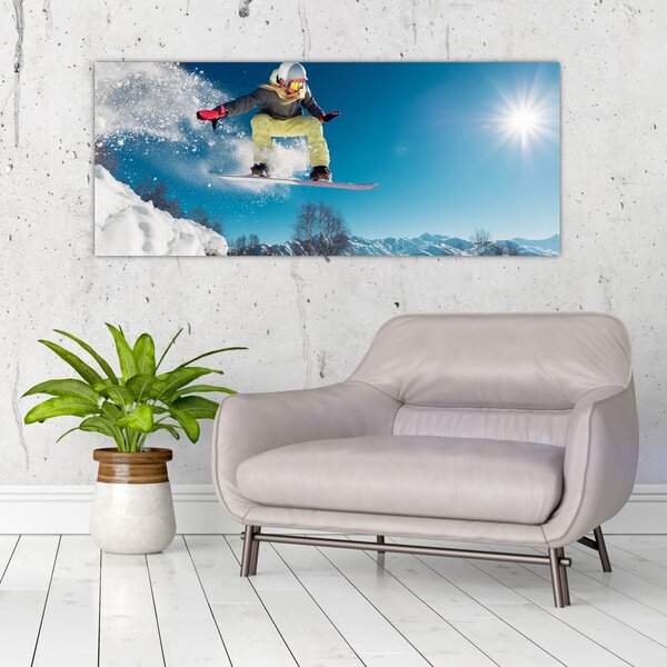 Slika - Snowboarder (120x50 cm)