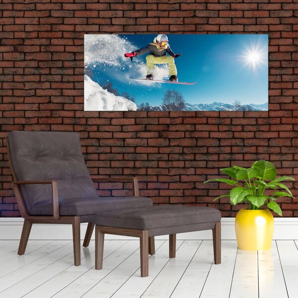 Slika - Snowboarder (120x50 cm)