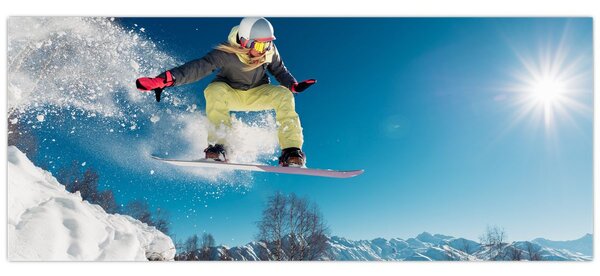 Slika - Snowboarder (120x50 cm)