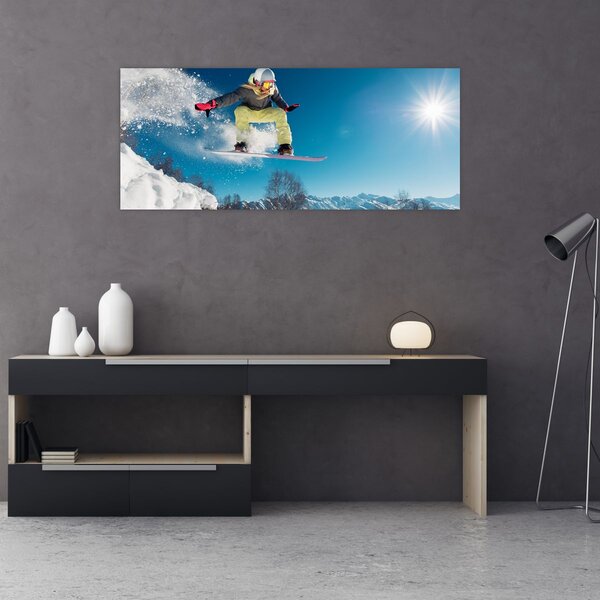 Slika - Snowboarder (120x50 cm)