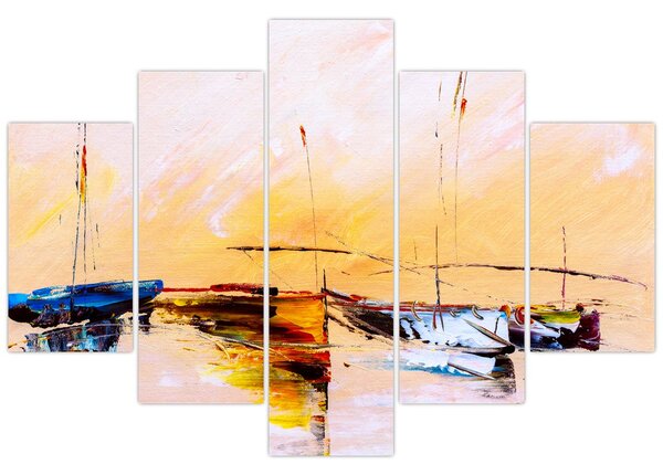 Slika - Slikani brodovi (150x105 cm)