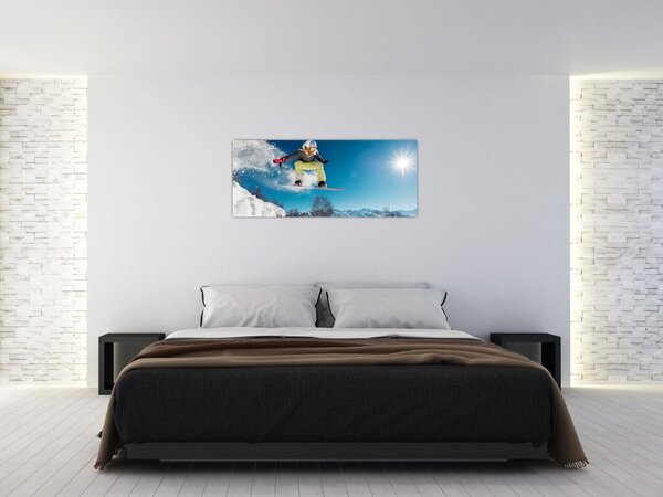 Slika - Snowboarder (120x50 cm)