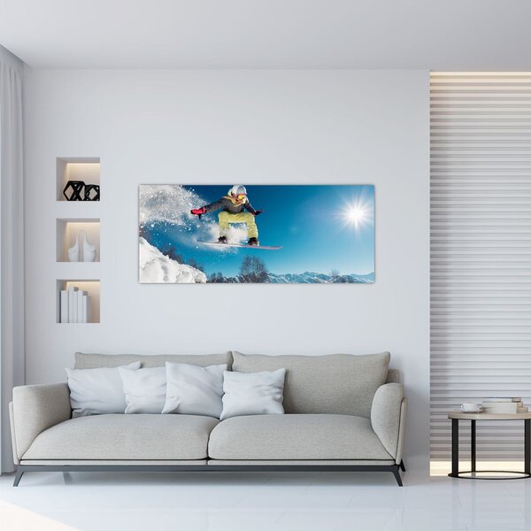 Slika - Snowboarder (120x50 cm)