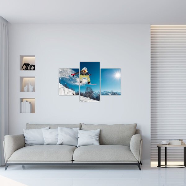 Slika - Snowboarder (90x60 cm)
