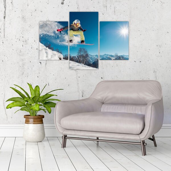 Slika - Snowboarder (90x60 cm)