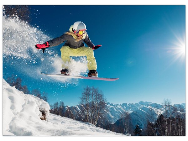 Slika - Snowboarder (70x50 cm)