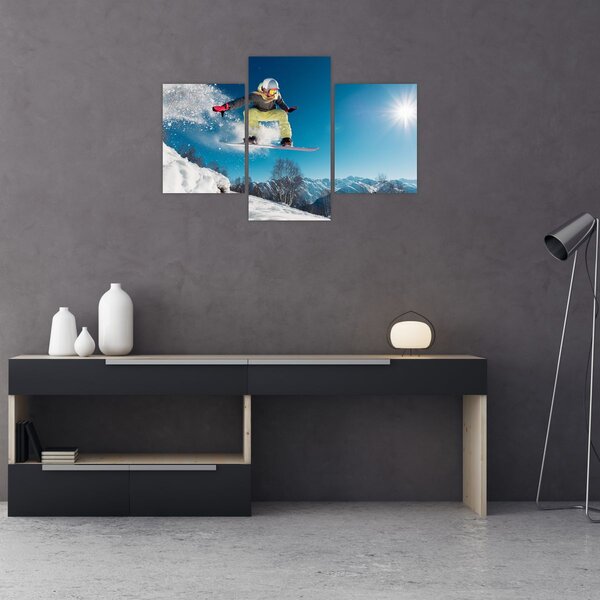 Slika - Snowboarder (90x60 cm)