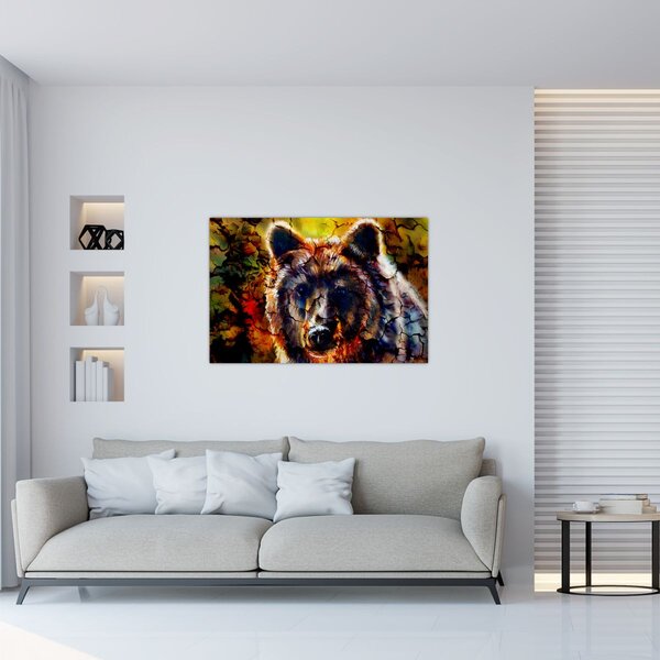 Slika - Slikani medvjed (90x60 cm)