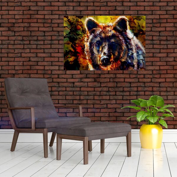 Slika - Slikani medvjed (90x60 cm)