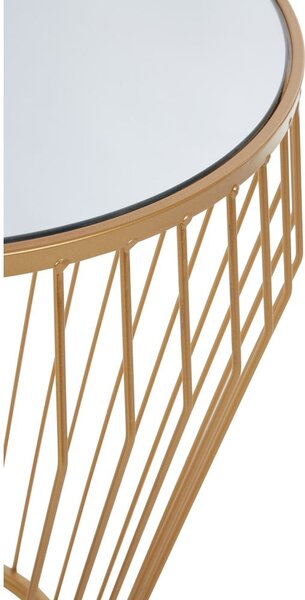 Okrugli pomoćni stol sa staklenom pločom stola ø 45 cm Avantis – Premier Housewares