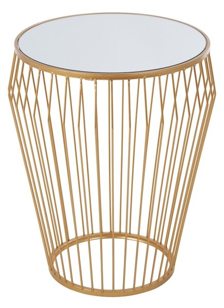 Okrugli pomoćni stol sa staklenom pločom stola ø 45 cm Avantis – Premier Housewares