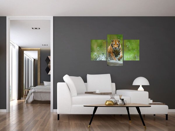Slika - Tigar koji trči (90x60 cm)