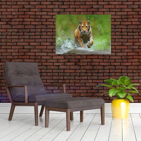 Slika - Tigar koji trči (70x50 cm)