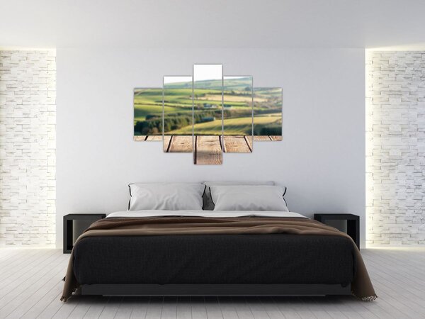 Slika - Pogled na krajolik (150x105 cm)