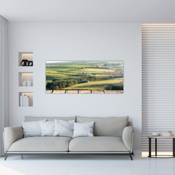 Slika - Pogled na krajolik (120x50 cm)