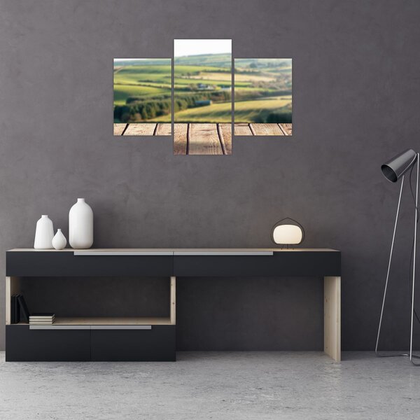 Slika - Pogled na krajolik (90x60 cm)