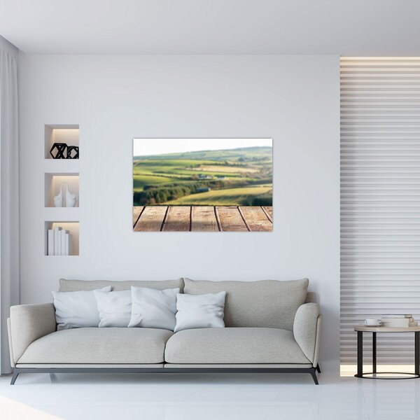 Slika - Pogled na krajolik (90x60 cm)