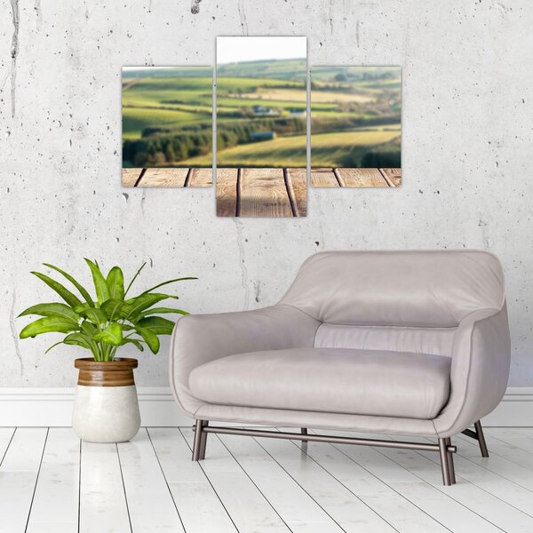 Slika - Pogled na krajolik (90x60 cm)
