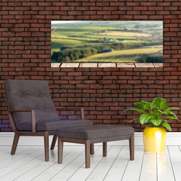 Slika - Pogled na krajolik (120x50 cm)