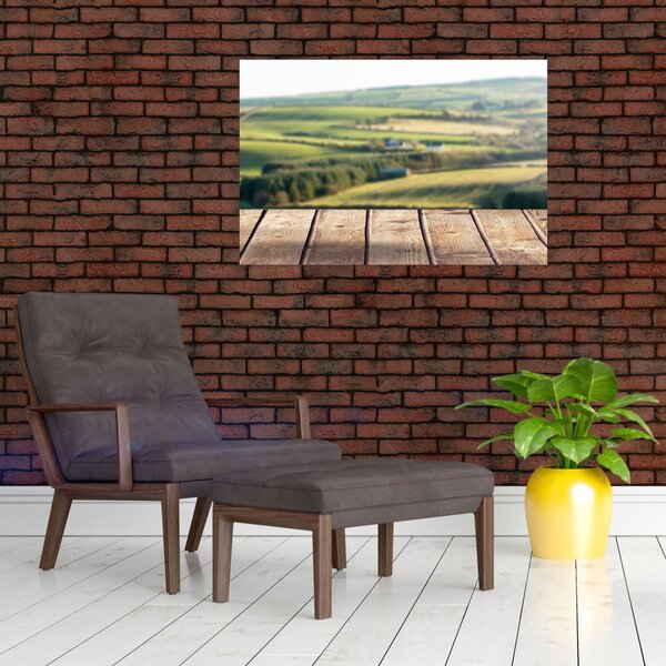 Slika - Pogled na krajolik (90x60 cm)