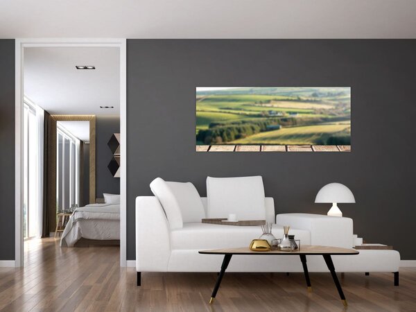 Slika - Pogled na krajolik (120x50 cm)