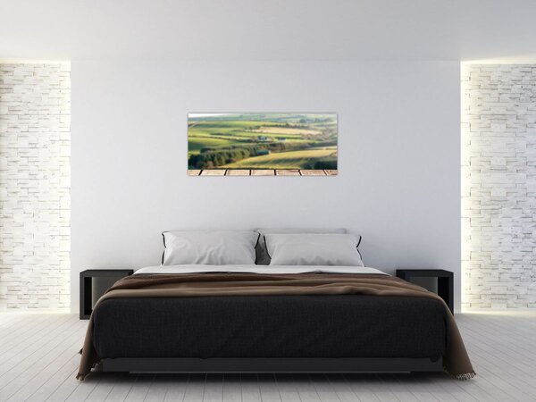 Slika - Pogled na krajolik (120x50 cm)