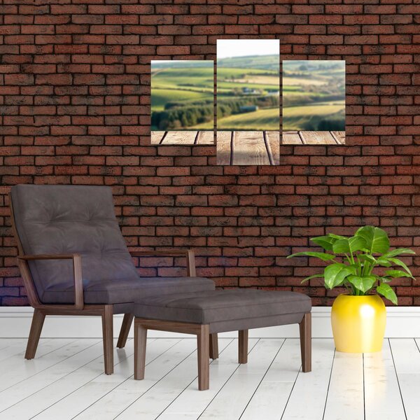 Slika - Pogled na krajolik (90x60 cm)