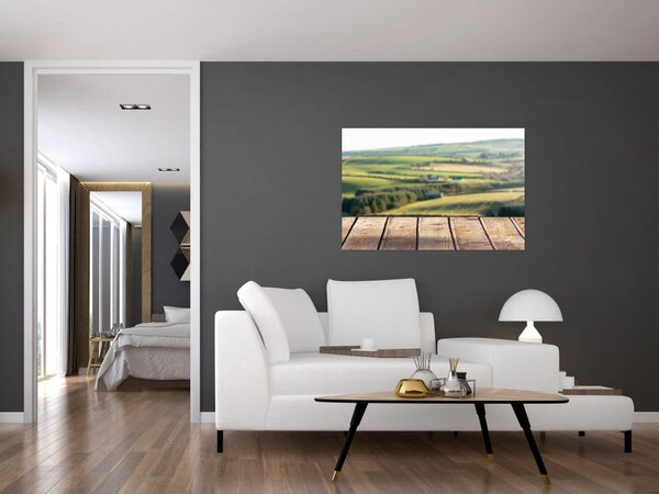 Slika - Pogled na krajolik (90x60 cm)