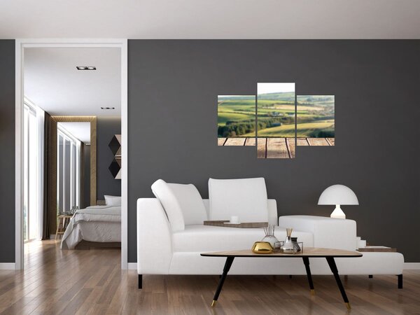 Slika - Pogled na krajolik (90x60 cm)