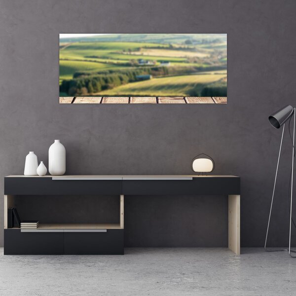 Slika - Pogled na krajolik (120x50 cm)