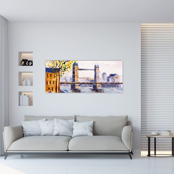 Slika - Slikani grad (120x50 cm)
