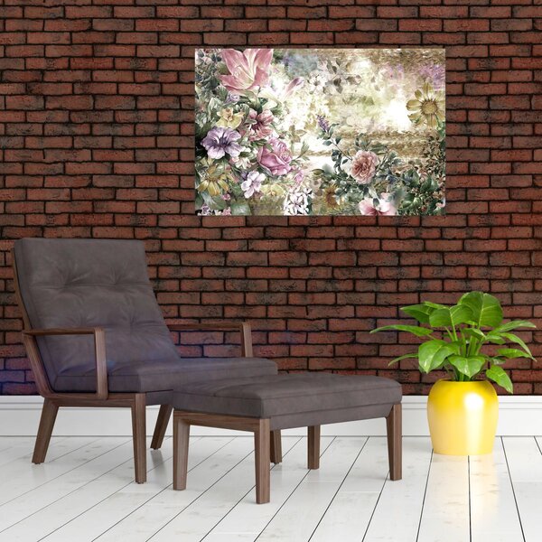 Slika - Dizajnersko cvijeće (90x60 cm)