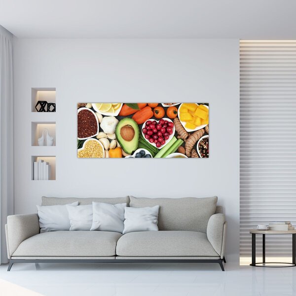 Slika - Zdrava hrana (120x50 cm)
