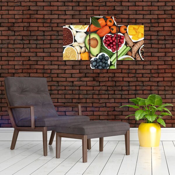 Slika - Zdrava hrana (90x60 cm)