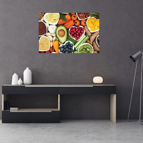 Slika - Zdrava hrana (90x60 cm)