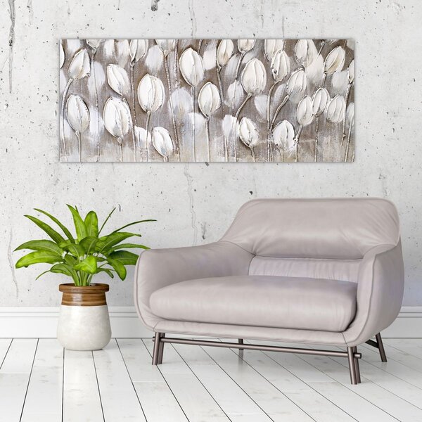 Slika - Strukturirani tulipani (120x50 cm)