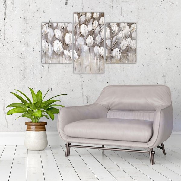 Slika - Strukturirani tulipani (90x60 cm)