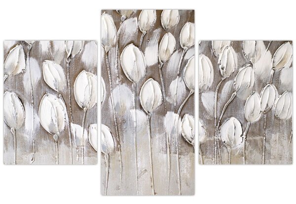 Slika - Strukturirani tulipani (90x60 cm)