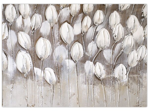 Slika - Strukturirani tulipani (70x50 cm)